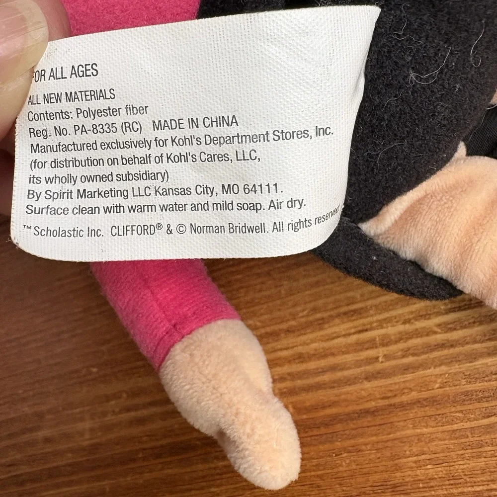 Kohl's Cares Clifford Big Red Dog & Emily Elizabeth Plush Stuffed Animal Lot